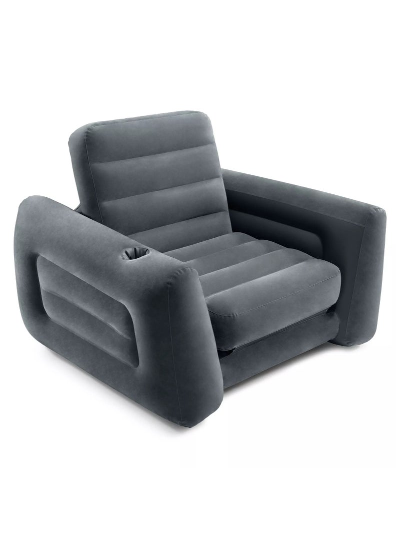 Foldable Inflatable Lazy Sofa Bed for One Person – Waterproof Balcony Sofa, Comfortable Outdoor Furniture, Portable Garden & Patio Chair, Foldable Air Sofa for Relaxing Outdoors