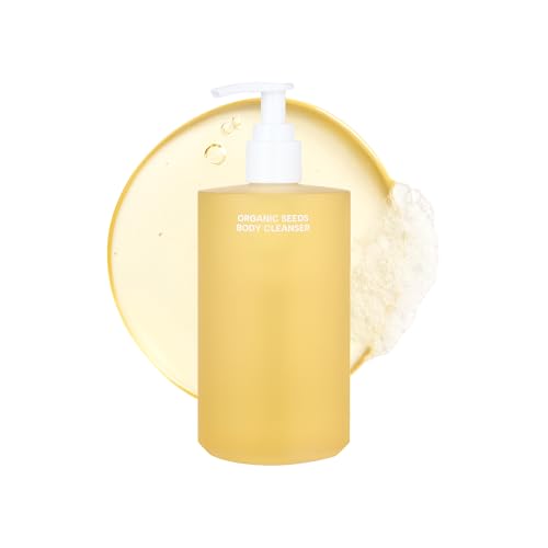 Whamisa Organic Seeds Body Cleanser Relaxation Fermented Ingredient Formula for Skin Comfort Waterless Formula Body Wash Spa Care Woody Scent Korean Skin Care 490ml - Image 1