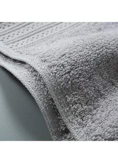 joyzzz 4-Piece Towel Set, Grey Cotton Luxury Plush Towels, 2 Square Towel, 1 Washcloths, 1 Bath Towel - Highly Absorbent, Quick Dry,Premium Quality Towel Hand Set for Bathroom  - Image 5