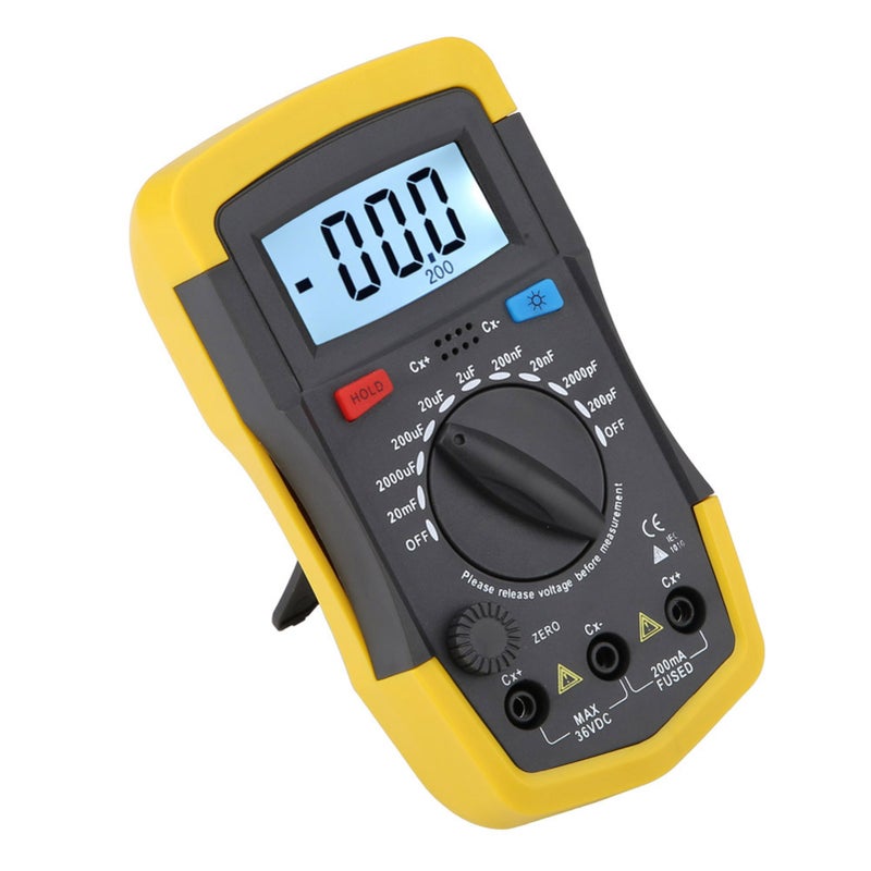 مقياس السعة الرقمي LCD - جهاز اختبار المكثفات مقياس الدوائر mF uF - Image 5