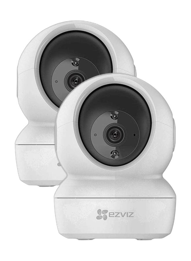 EZVIZ C6N (Pack of 2) Wi-Fi 2MP 1080P Smart Home Security Camera, White - Image 1