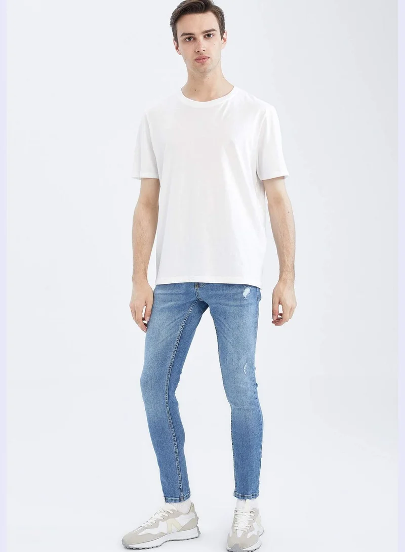 ديفاكتو Man Skinny Comfort Fit Denim Trousers