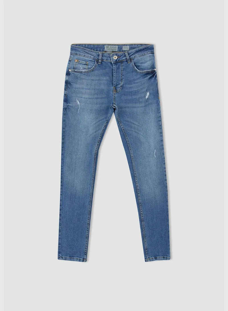 ديفاكتو Man Skinny Comfort Fit Denim Trousers