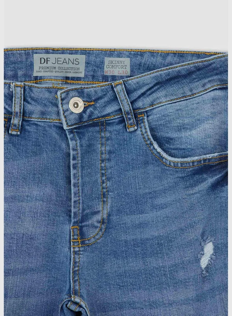 ديفاكتو Man Skinny Comfort Fit Denim Trousers