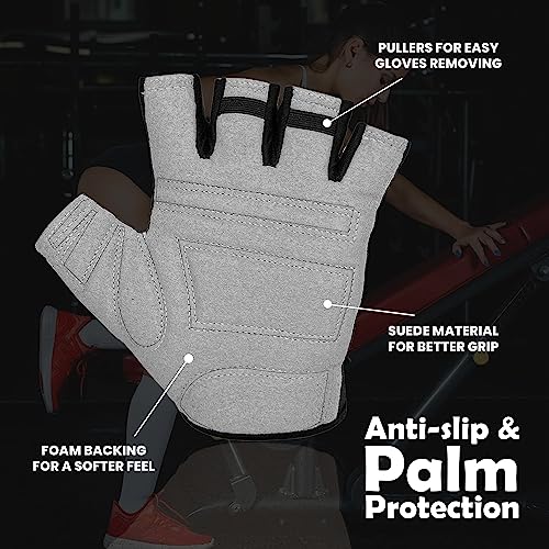 Mayor Shield Gym Gloves (Free Size) Weightlifting Gloves for Men and Women Cycling Gloves Sports Gloves(Grey/Black) - Image 2
