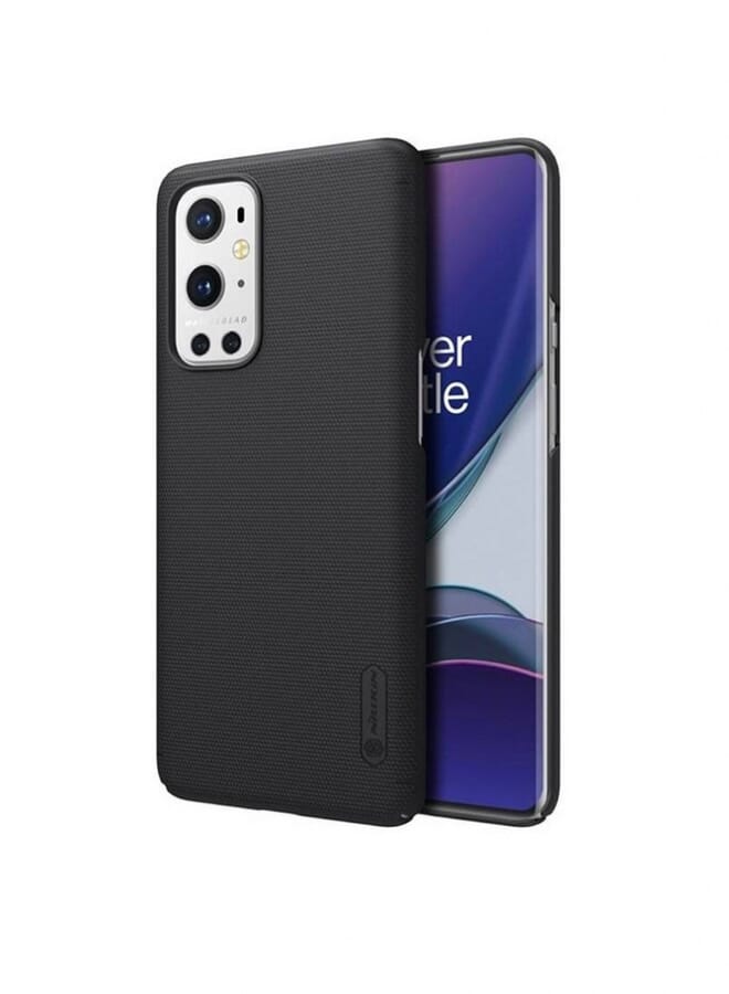 Nillkin Super Frosted Shield Hard Back Case Cover For Oneplus 9 Pro Black - Image 2