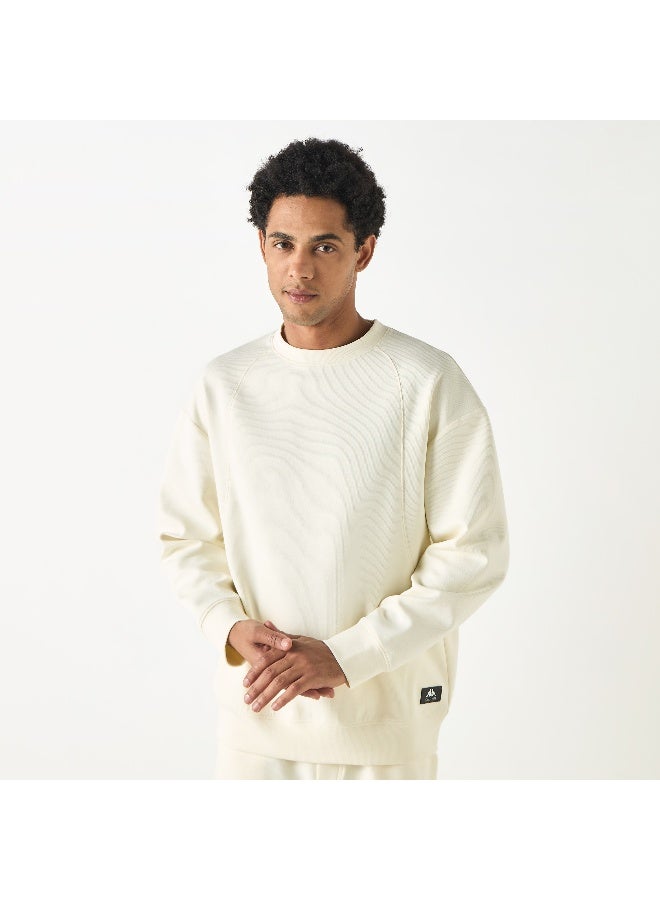 Kappa Kappa Logo Detail Sweatshirt with Long Sleeves  - Image 1