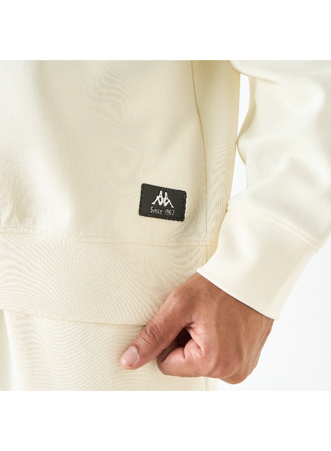 Kappa Kappa Logo Detail Sweatshirt with Long Sleeves  - Image 2