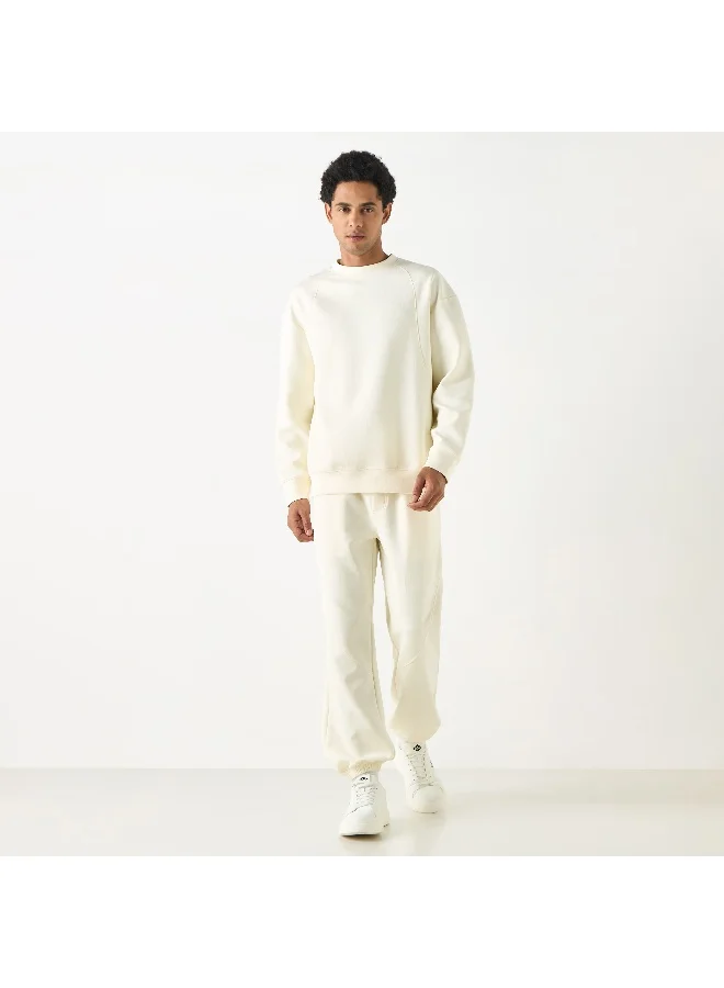 Kappa Kappa Logo Detail Sweatshirt with Long Sleeves
