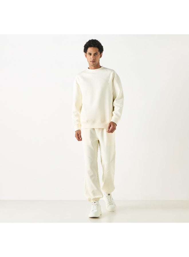 Kappa Kappa Logo Detail Sweatshirt with Long Sleeves  - Image 3