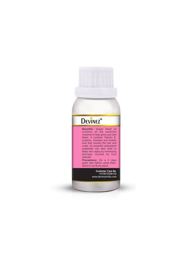 Devinez Grape Seed Coldpressed Oil 500Ml 100% Pure Natural & Undiluted For Reducing Wrinkles & Scars Moisturizer Hair Health Stretch Mark - Image 4