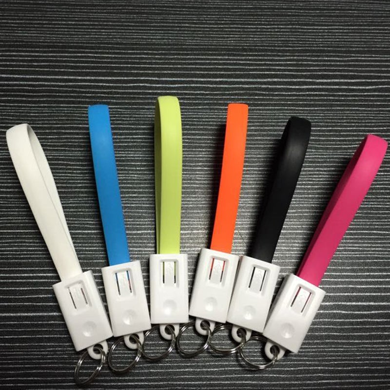 كابل Micro USB مع سلسلة مفاتيح، سلك شحن ومزامنة بيانات، يدعم الشحن السريع لأجهزة Android وSamsung وNokia وLG وغيرها (برتقالي) - Image 3