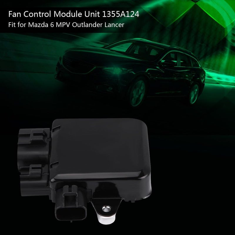 Estink 1355S124 Cooling Fan Control Module, Radiator Cooling Fan Control Unit Module Replacement Unit Blower Motor Resistor Fit for Mazda 6 MPV Outlander Lancer AJ511515YA - Image 2