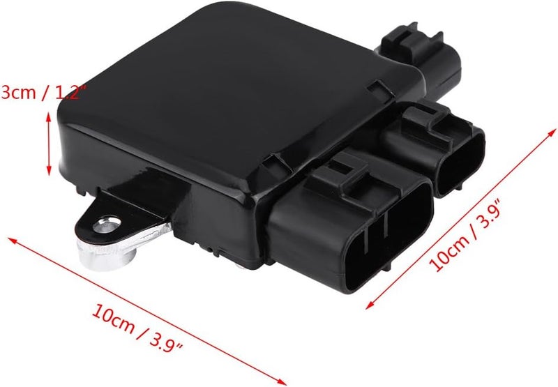 Estink 1355S124 Cooling Fan Control Module, Radiator Cooling Fan Control Unit Module Replacement Unit Blower Motor Resistor Fit for Mazda 6 MPV Outlander Lancer AJ511515YA - Image 3