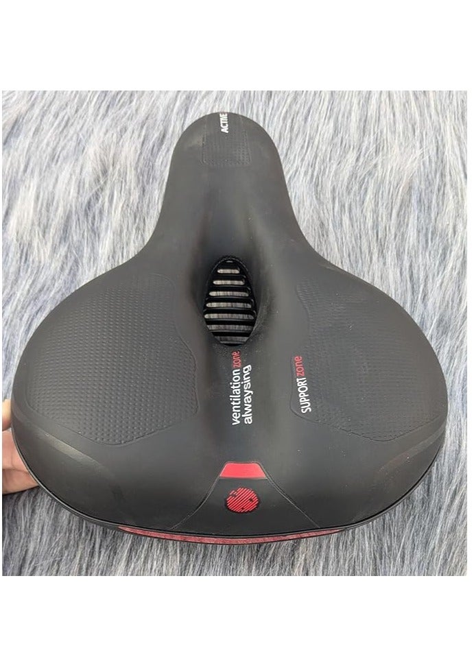 مقعد للدراجة . عريض ومريح وطرى من مادة الميمورى . تصميم فريد للراحة اثناء قيادة الدراجة . جودة عالية ويناسب لكل الدراجات - Image 4
