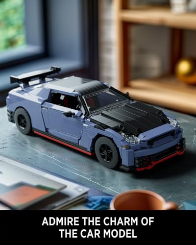 Nifeliz GTRS-35 Sports Car Building Set, 1:14 Scale Collectible Model Set for Display, Gift for Adult Car Enthusiasts (NF10285) - Image 2