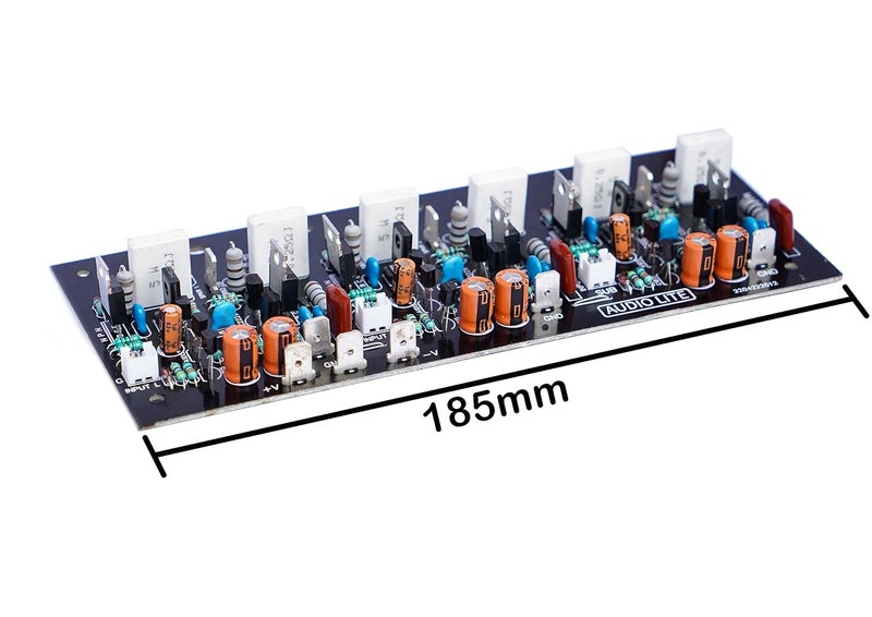 AUDIO LITE 300W RMS 3 Channel Amplifier Board for 2SC5200 + 2SA1943 (Only Driver Section Assembled) (Driver Section + Heat sink) - Image 4