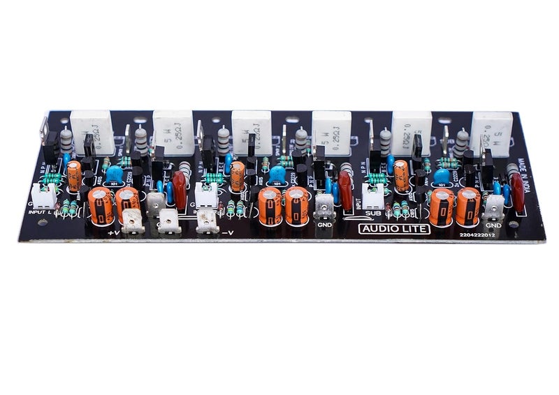 AUDIO LITE 300W RMS 3 Channel Amplifier Board for 2SC5200 + 2SA1943 (Only Driver Section Assembled) (Driver Section + Heat sink) - Image 3