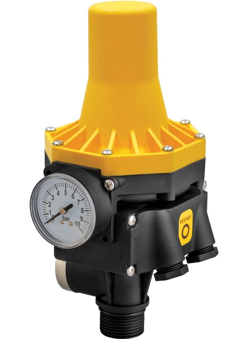 فكسر مفتاح ضغط مضخة كهربائية من فيكسر مع منظم ومقياس ضغط - ٢٢٠-٢٤٠ فولت | صنع في إيطاليا | تحكم آلي للاستخدام في الحدائق والمنازل والصوبات الزراعية - Image 3