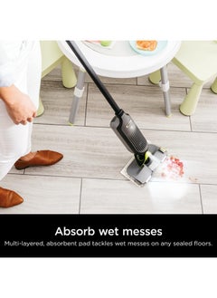 Shark Shark VACMOP Pro Cordless Hard Floor Vacuum Mop with On-Demand Spray and Headlights, includes 4 Disposable VACMOP Pads and a 12oz VACMOP solution, Charcoal Gray, VM252  - Image 2