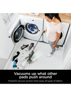 Shark Shark VACMOP Pro Cordless Hard Floor Vacuum Mop with On-Demand Spray and Headlights, includes 4 Disposable VACMOP Pads and a 12oz VACMOP solution, Charcoal Gray, VM252  - Image 3