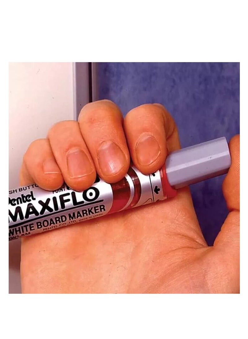 Pentel 4-Piece Maxiflo White Board Marker Black Ink - Image 4