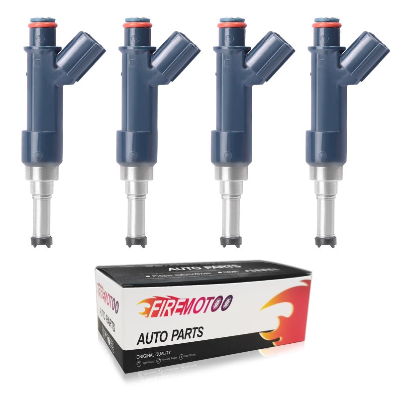 FIREMOTOO Fuel Injectors Set of 4 Compatible With 20112015 Lexus CT200h 20102015 Toyota Prius 20122015 Prius PluginV 18L Replace 2325037020 12 Holes - Image 2