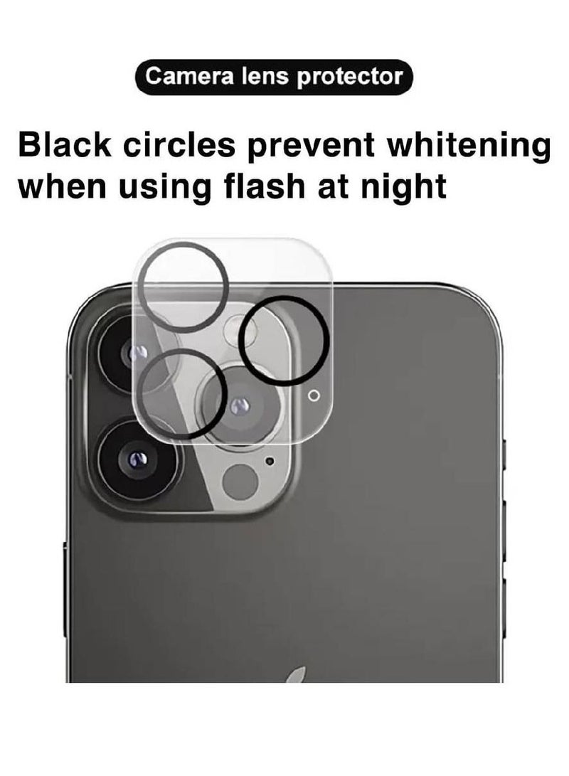 عبوتان من عدسة الكاميرا ذات التغطية الكاملة الممتازة من الزجاج المقوى لهاتف iPhone 14 Pro - Image 2