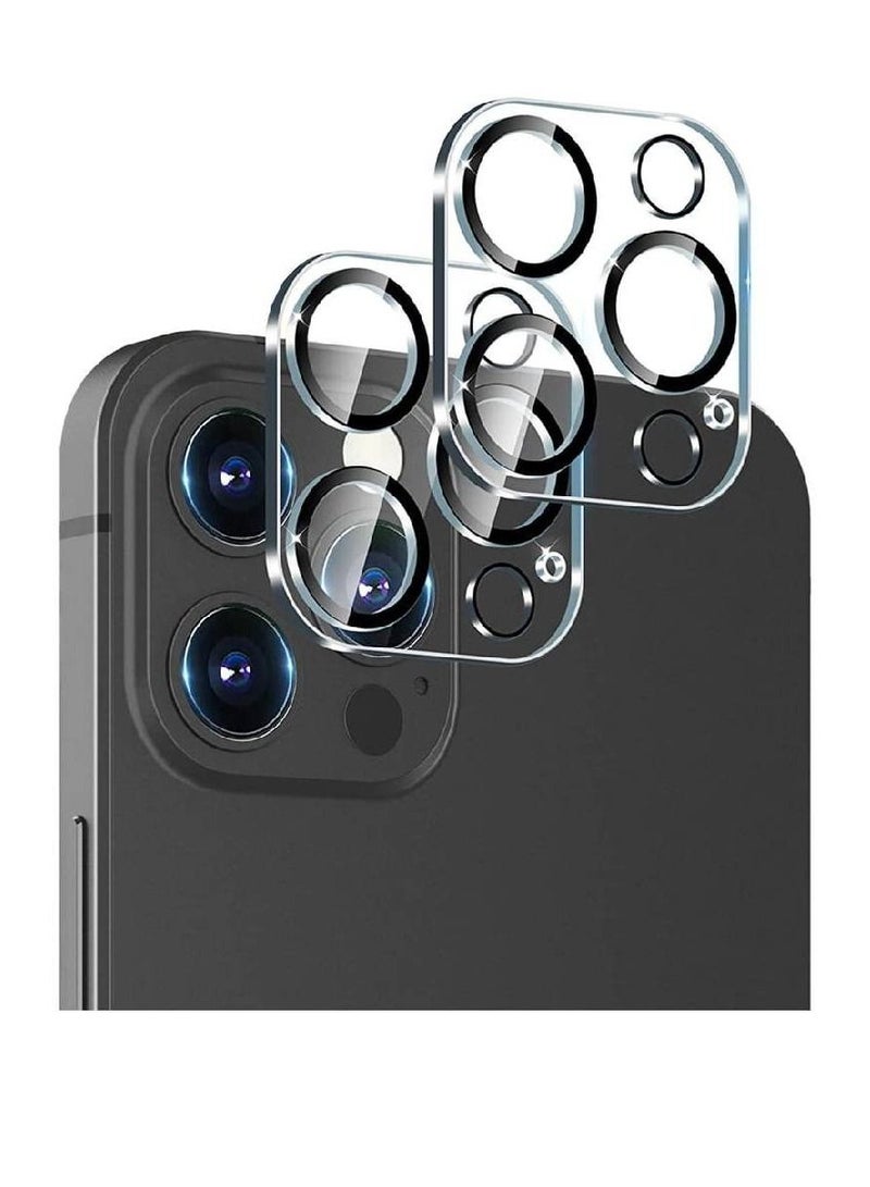 عبوتان من عدسة الكاميرا ذات التغطية الكاملة الممتازة من الزجاج المقوى لهاتف iPhone 14 Pro - Image 1