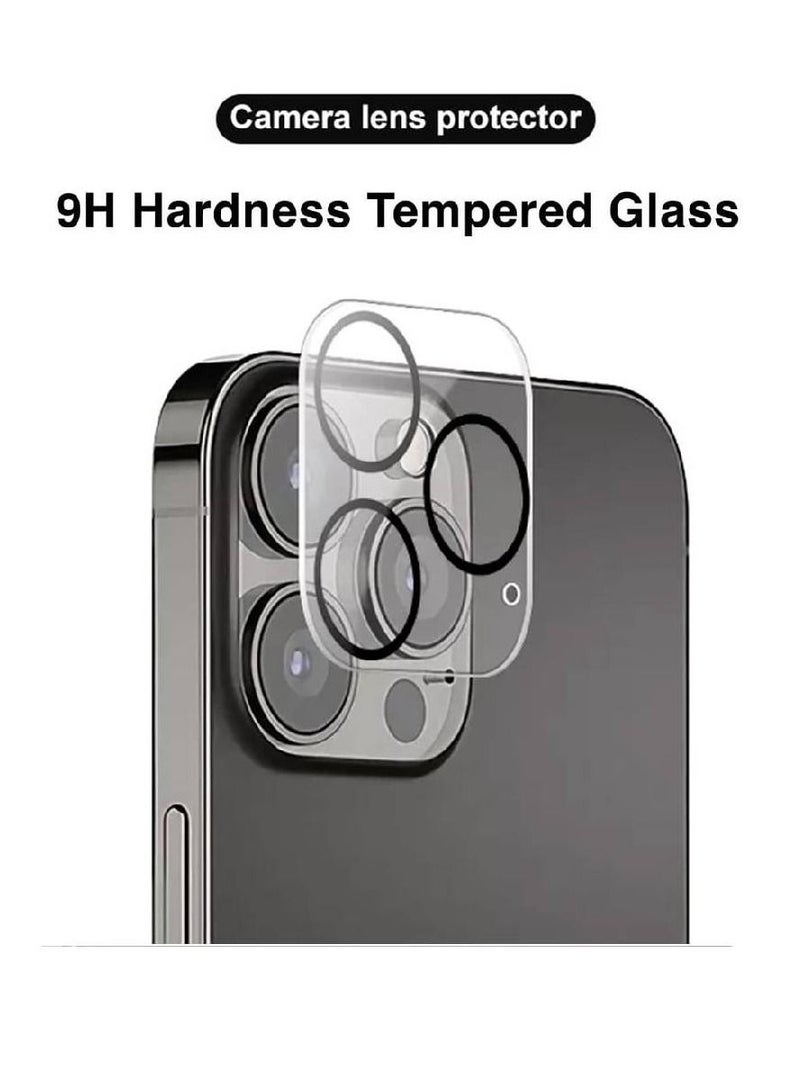 عبوتان من عدسة الكاميرا ذات التغطية الكاملة الممتازة من الزجاج المقوى لهاتف iPhone 14 Pro - Image 3