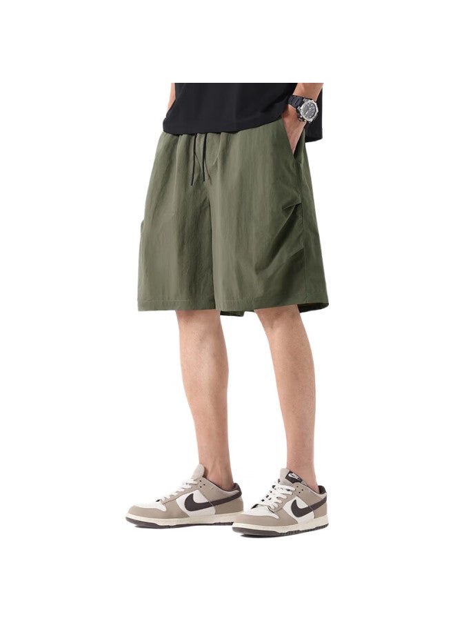 GENIOLAMODE Men'S Cargo Shorts, Summer Lightweight Cool-Feeling Casual Outdoor Mountain Style Functional Five-Point Pants, Dark Gray, 3Xl - Image 2