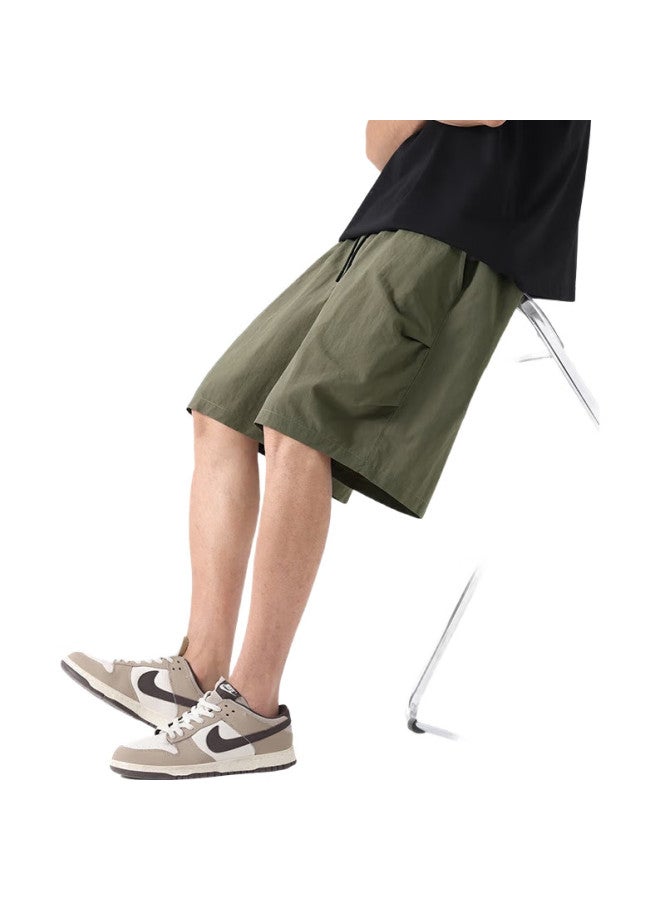 GENIOLAMODE Men'S Cargo Shorts, Summer Lightweight Cool-Feeling Casual Outdoor Mountain Style Functional Five-Point Pants, Dark Gray, 3Xl - Image 3