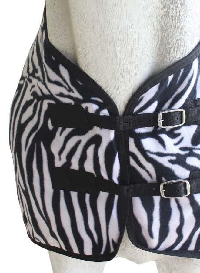 تشالنجر بطانية تبريد من الصوف القطبي للخيول مقاس 62 بوصة، تمتص الرطوبة، بطانة شتوية 43EE05 - Image 4