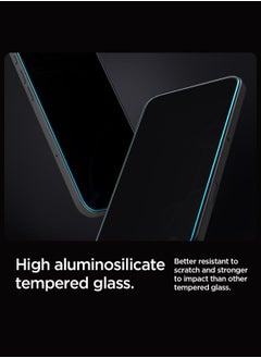 Spigen GLAStR EZ Fit iPhone 16 PRO PRIVACY Screen Protector [2 PACK] Premium Tempered Glass with Auto Align technology - 2 PACK  - Image 3