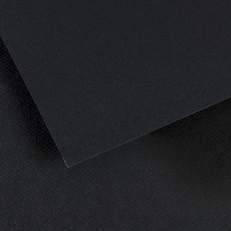 Canson MiTeintes Drawing Papers  812 x 11 Black 25 Sheets - Image 1
