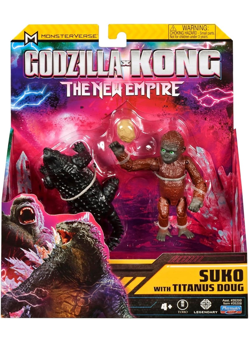 Godzilla Godzilla x Kong The New Empire: Suko With Titanus Doug - 6 Inches  - Image 1
