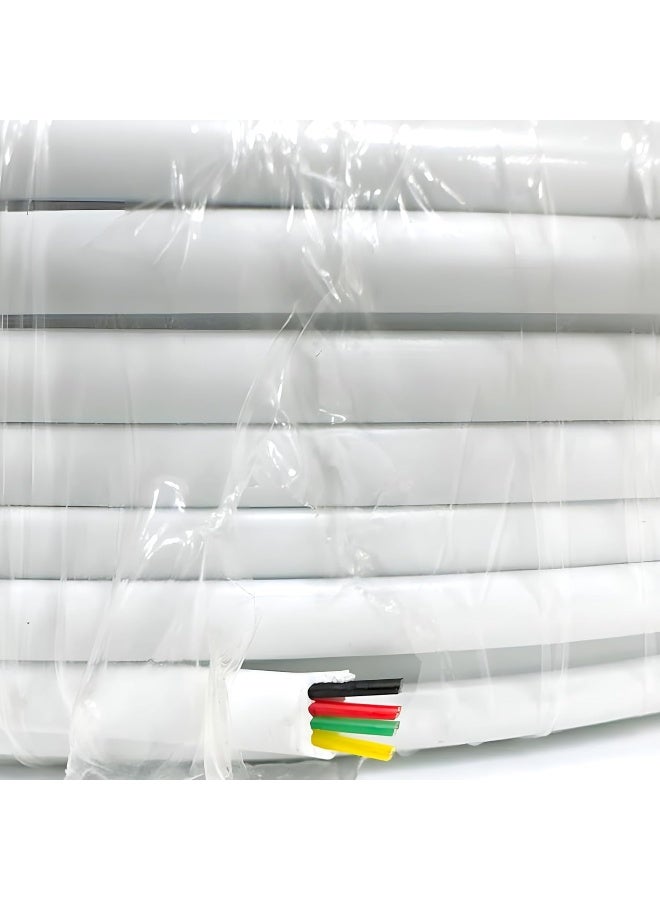 melfi 4 Core Roll Rj11 Flat Telephone Cable - 90 Meter Solid Wire For Reliable Telephone And Data Connections - Image 3