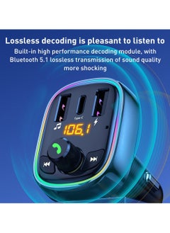 WEKOME Fast Car Charger with MP3 Bluetooth Player Black  - Image 3