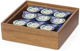 GET G.E.T. Enterprises WB-662WD-UR Urban Renewal 6" Square Rustic Wood Display Box, Wood - Image 1