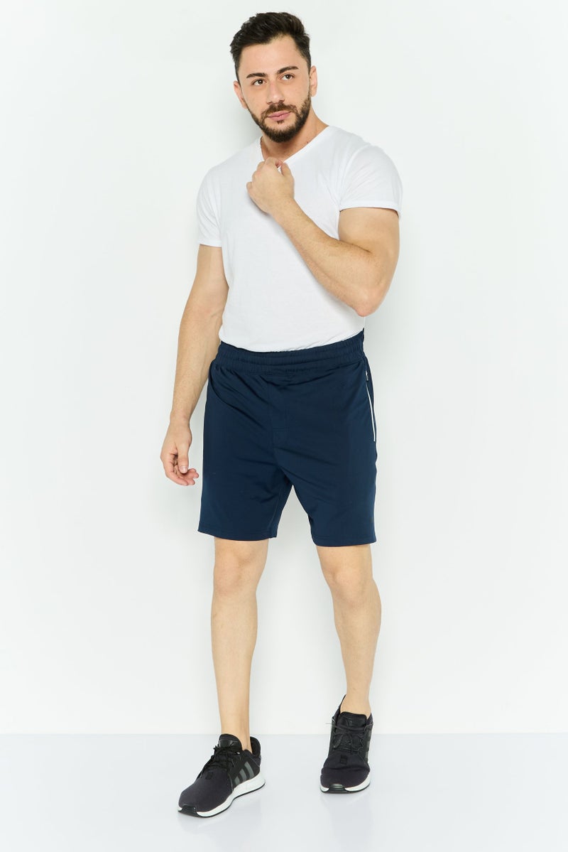 Legend Men Sportswear Fit 7 Inseam Training  Shorts, Navy - Image 2