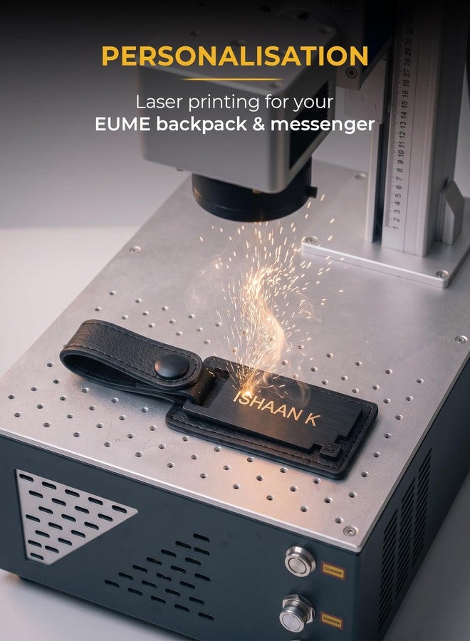 EUME Personalized Name Tag for Backpacks & Messengers | Omega, Stratos, Polaris, Zenith & Carbonis | Commute, Executive, Briefcase, Lexor, Aristo & Optimo - Image 2