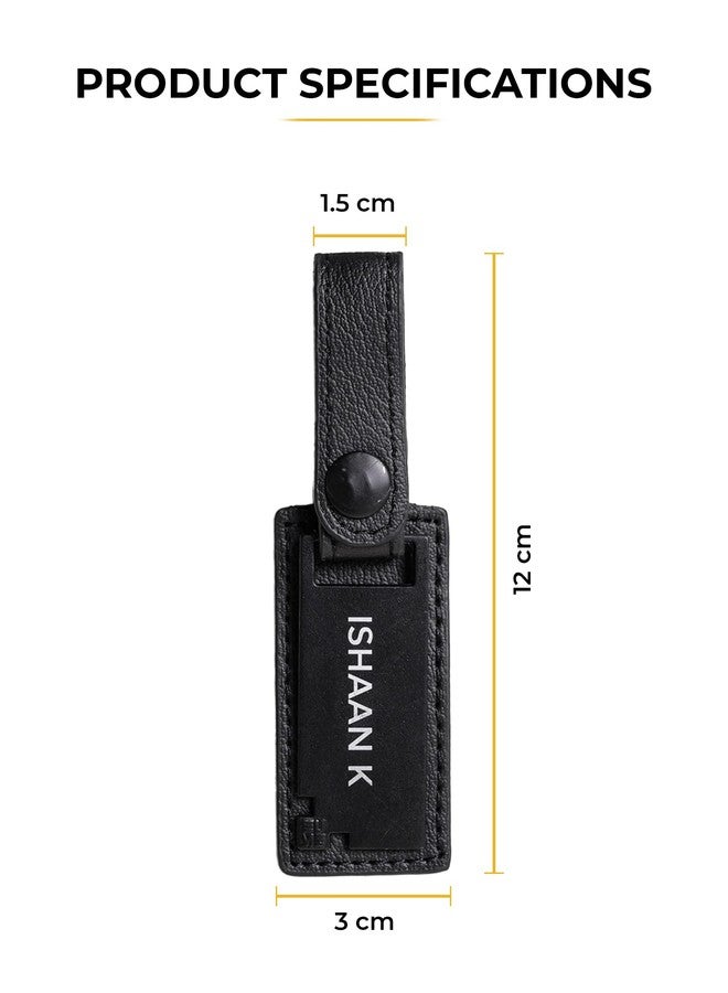 EUME Personalized Name Tag for Backpacks & Messengers | Omega, Stratos, Polaris, Zenith & Carbonis | Commute, Executive, Briefcase, Lexor, Aristo & Optimo - Image 4