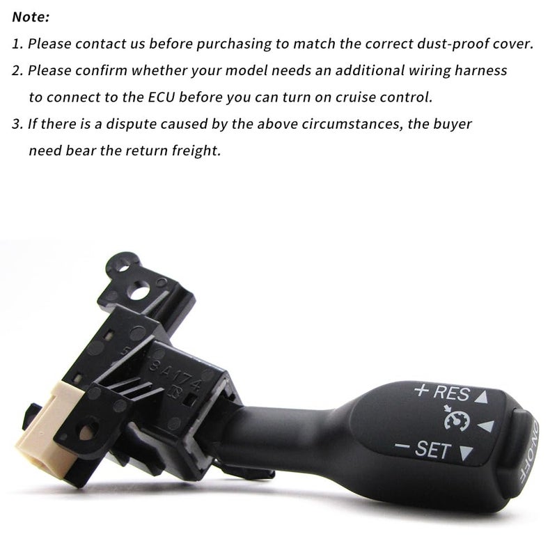 Generic Auto Cruise Control Switch, Fit Toyota Hilux Automatic Transmission, Car Steering Wheel Accessories Cruise Control for Corolla Yaris Camry Models  - Image 3