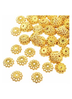 Antique Golden Flower Bead Caps, 11.5mm Spacer Bead Bracelets Necklaces Bead Caps Alloy Bali Style, for DIY Earrings Necklace Jewellery Making Supplies, 200PCS