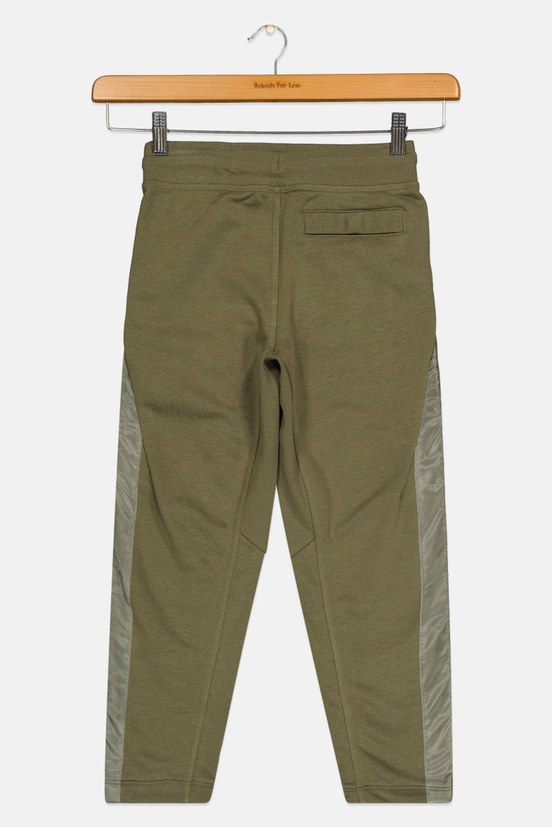 Nike Kids Boy Standard Fit Outdoor Sweatpants, Olive - Image 2