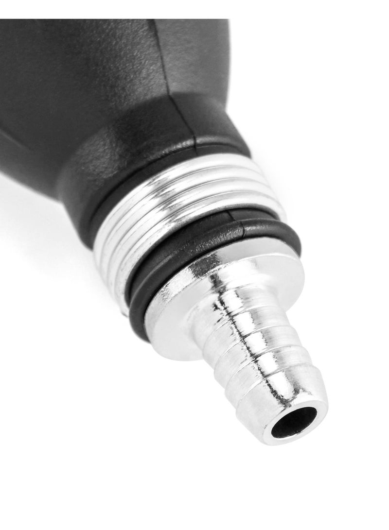2 Packs 8+12mm Black Primer Bulb Rubber Fuel Pump Transfer Vacuum Fuel Manual Primer Gasoline Diesel Pump Suitable For Ship Accessories - Image 3