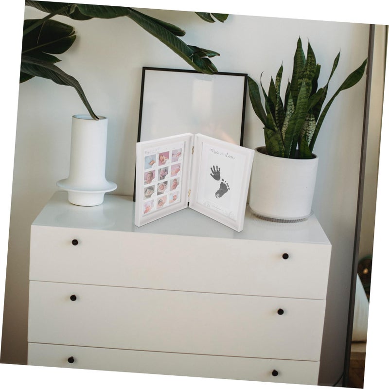 Newborn Fingerprint Footprint Photo Frame Keepsake Kit 37 X 24 5 X 2 5 Cm Size - Image 5