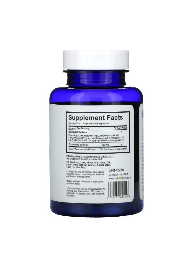 Belle+Bella Probiology Probiotic Flora Prenatal 25 Billion CFU 30 Capsules - Image 2
