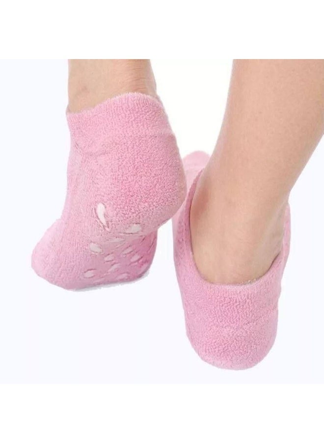 جوارب سيليكون جل لترطيب القدمين وحماية الكعب من التشققات وتسكين الآلام (MA) - Image 2