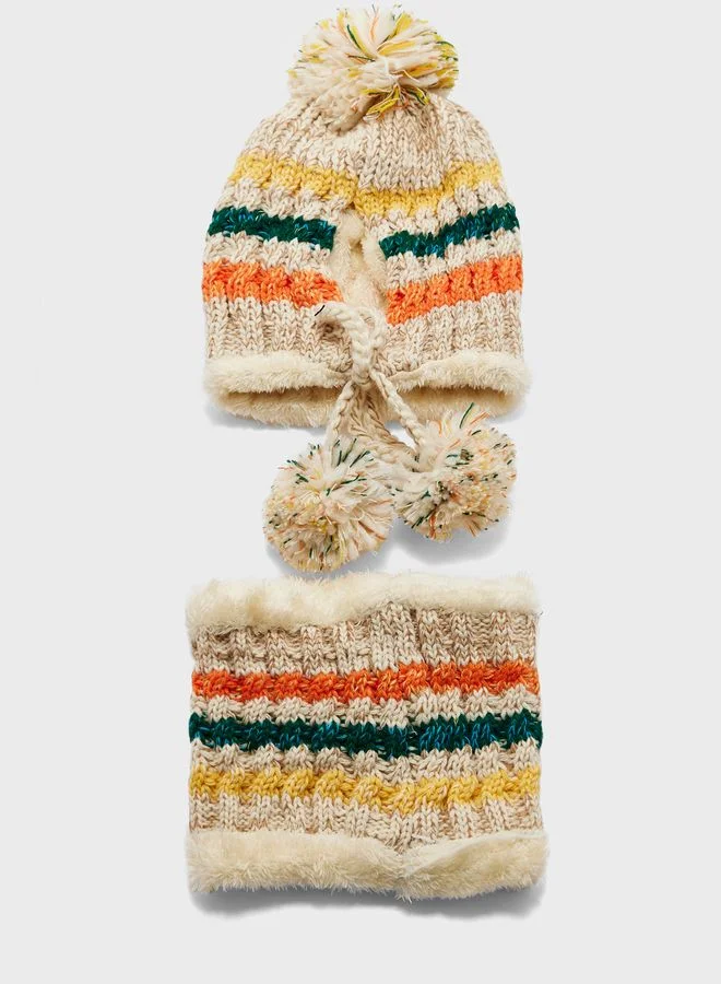 Ginger Winter Beanie & Scarf Set